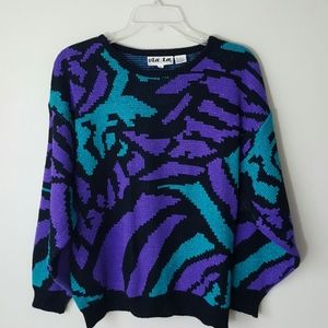 VIA L.A. VINTAGE 80's Purple, Black, Aqua …